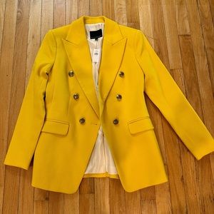Banana Republic Lido Sculpted Italian Wool Blazer Size 2